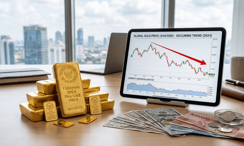 Harga Emas Dunia dan Harga Emas Indonesia