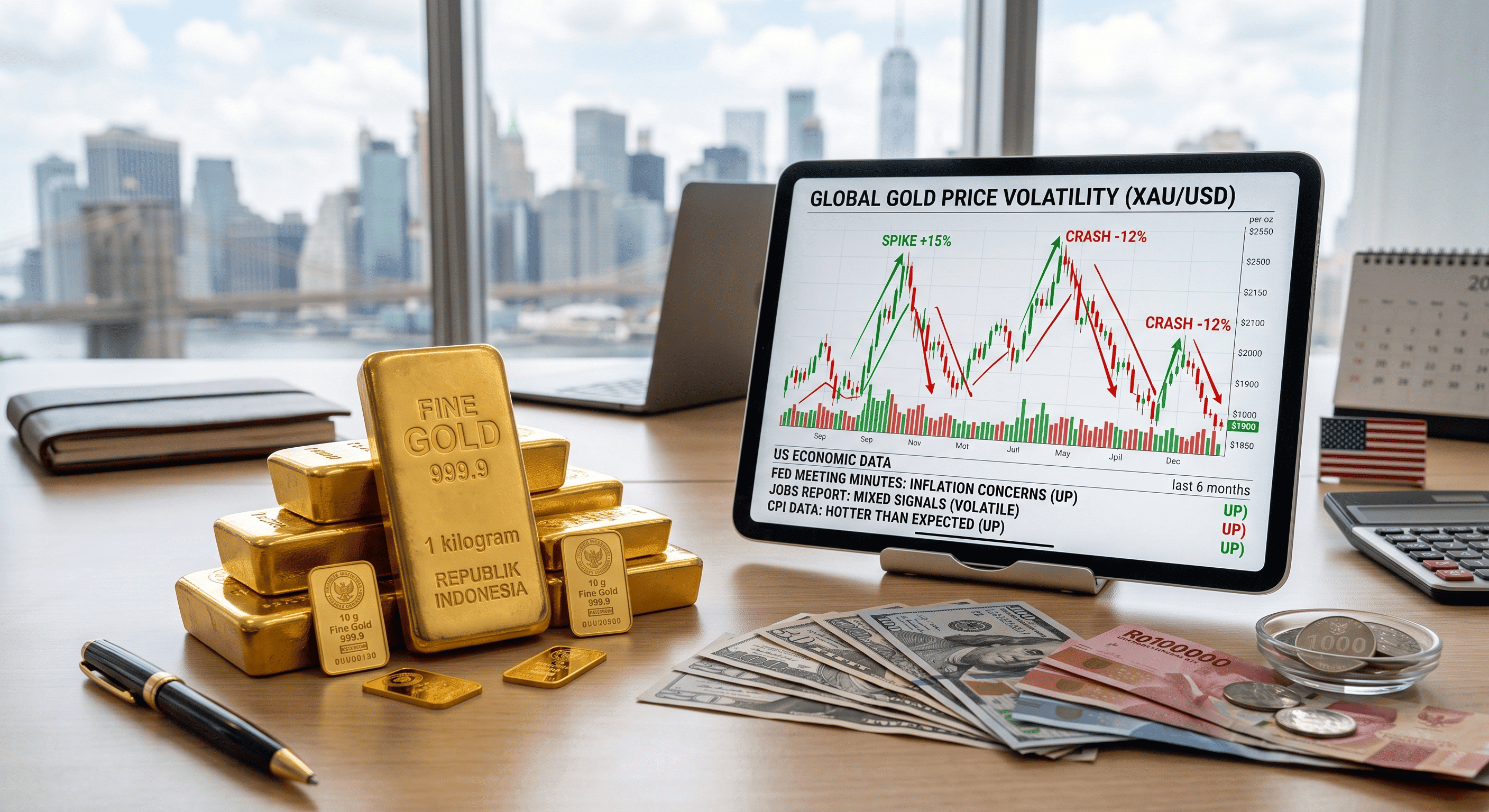 Harga Emas Naik-Turun Tajam, Apa yang Sebenarnya Sedang Terjadi?