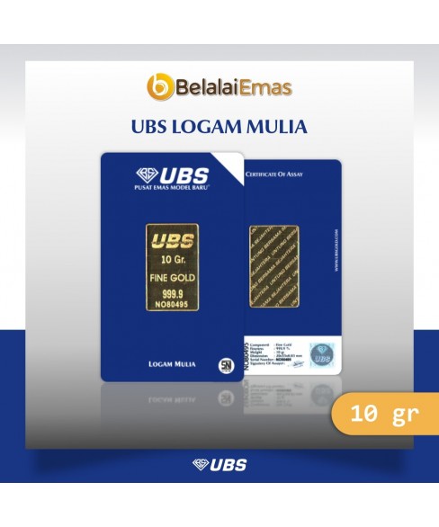 Logam Mulia UBS 10 gram SNI Press